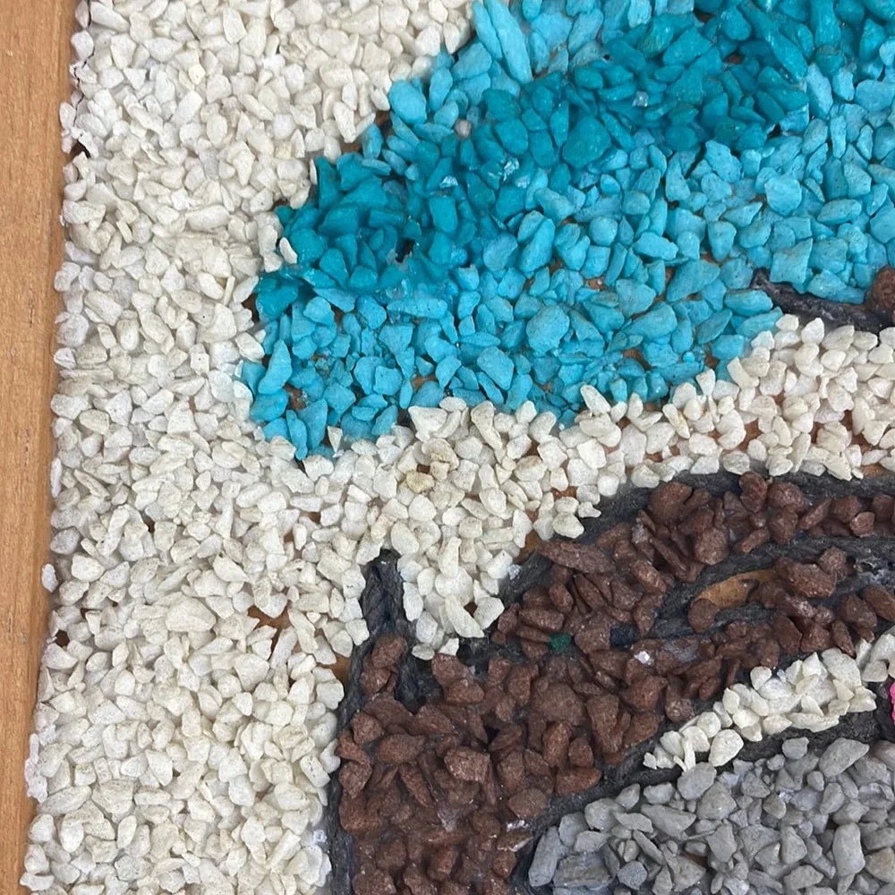 Vintage MCM Gravel Bonsai/agate tree art - Picture 4 of 8